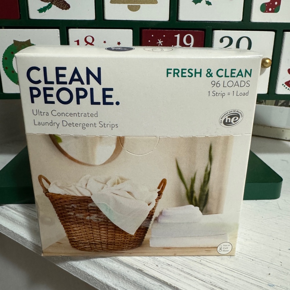 Fresh & Clean Laundry Detergent Strips